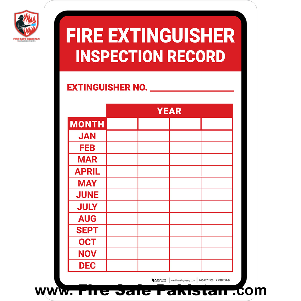 fire extinguisher inspection card fire extinguisher inspection card